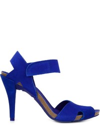 Sandali in pelle scamosciata blu di Pedro Garcia