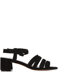Sandali in pelle scamosciata neri di Maryam Nassir Zadeh