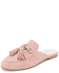 Sandali in pelle scamosciata rosa