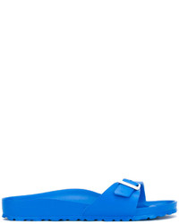 Sandali piatti blu di Birkenstock