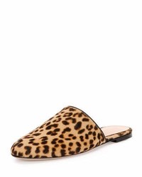 Sandali piatti leopardati