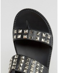 Sandali piatti neri di Glamorous