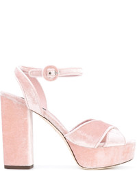 Sandali rosa di Dolce & Gabbana