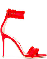 Sandali rossi di Gianvito Rossi