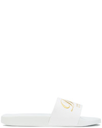 Sandali stampati bianchi di Dolce & Gabbana