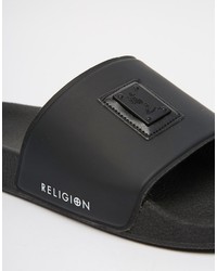 Sandali stampati neri di Religion