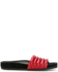 Sandali trapuntati rossi di Isabel Marant