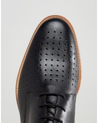 Scarpe brogue in pelle nere di Zign Shoes