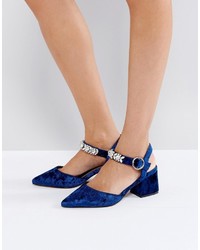 Scarpe decorate blu scuro di Asos