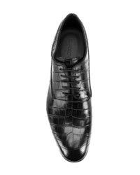 Scarpe derby in pelle nere di Emporio Armani