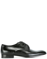 Scarpe derby in pelle nere di Giorgio Armani