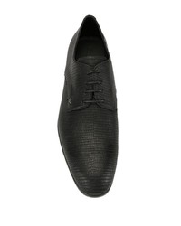 Scarpe derby in pelle nere di Emporio Armani