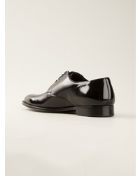 Scarpe derby in pelle nere di Dolce & Gabbana