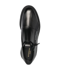 Scarpe derby in pelle pesanti nere di Givenchy