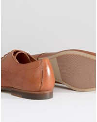 Scarpe oxford in pelle marroni di Zign Shoes