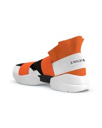 Scarpe sportive arancioni di Emilio Pucci