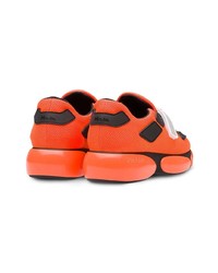 Scarpe sportive arancioni di Prada