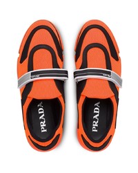 Scarpe sportive arancioni di Prada