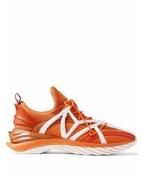 Scarpe sportive arancioni di Jimmy Choo