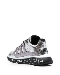 Scarpe sportive argento di Versace