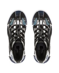 Scarpe sportive argento di Dolce & Gabbana