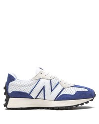 Scarpe sportive bianche e blu scuro di New Balance
