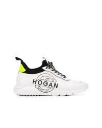 Scarpe sportive bianche e nere di Hogan