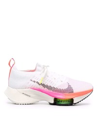 Scarpe sportive bianche e rosa di Nike