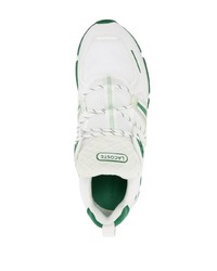 Scarpe sportive bianche e verdi di Lacoste