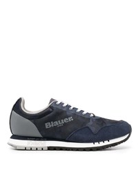 Scarpe sportive blu scuro e bianche di Blauer