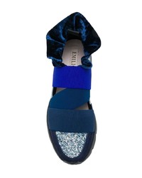 Scarpe sportive blu scuro di Emilio Pucci