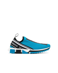 Scarpe sportive blu di Dolce & Gabbana