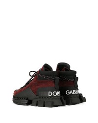Scarpe sportive bordeaux di Dolce & Gabbana