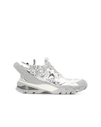 Scarpe sportive in pelle argento di Calvin Klein 205W39nyc