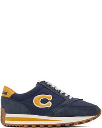 Scarpe sportive in pelle blu scuro di Coach 1941