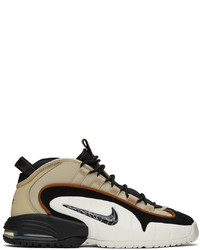 Scarpe sportive in pelle marrone chiaro di Nike