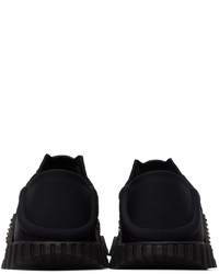 Scarpe sportive in pelle nere di Dolce & Gabbana