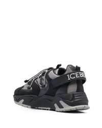 Scarpe sportive in pelle nere di Iceberg