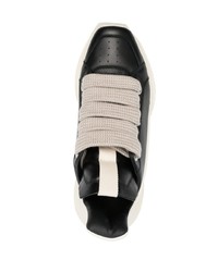 Scarpe sportive in pelle nere di Rick Owens