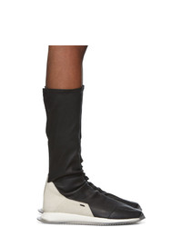 Scarpe sportive in pelle nere di Rick Owens