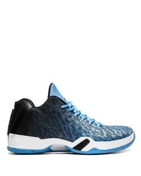Scarpe sportive in pelle scamosciata blu scuro di Jordan