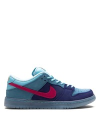Scarpe sportive in pelle scamosciata blu scuro di Nike