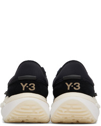 Scarpe sportive in pelle scamosciata nere di Y-3