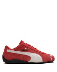 Scarpe sportive in pelle scamosciata rosse di Puma