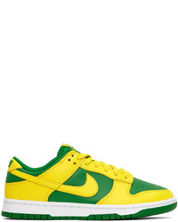 Scarpe sportive in pelle verdi di Nike