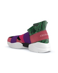 Scarpe sportive multicolori di Emilio Pucci