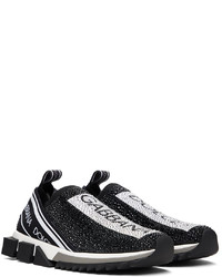 Scarpe sportive nere e bianche di Dolce & Gabbana
