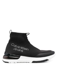Scarpe sportive nere e bianche di Calvin Klein Jeans