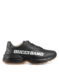 Scarpe sportive nere e bianche di Gucci