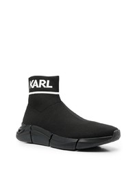 Scarpe sportive nere e bianche di Karl Lagerfeld